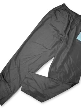 Insport Size M NEW Track Pants Running Teflon Black Lightweight Elastic Joggers